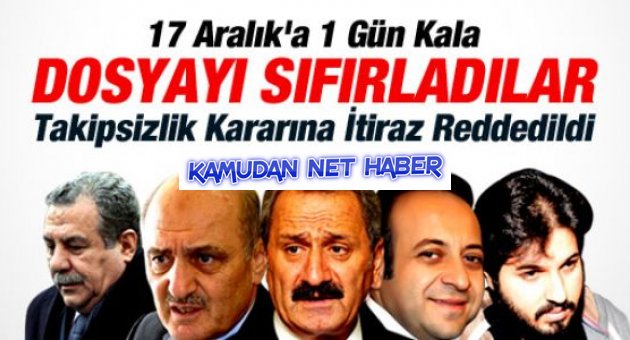 '17 ARALIK'I TAMAMEN SIFIRLADILAR