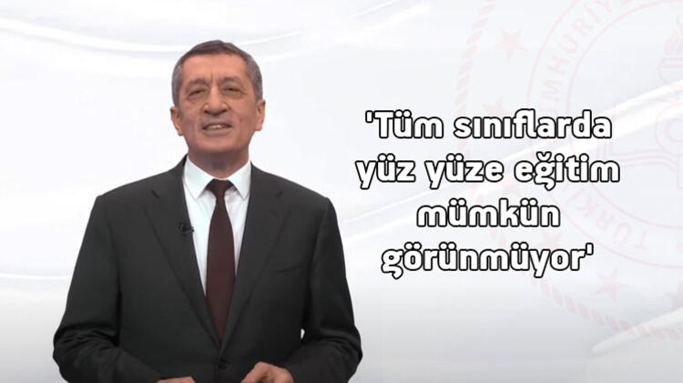 'Tüm sınıflarda yüz yüze eğitim mümkün görünmüyor'