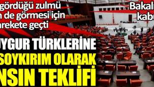 Çin'in Uygur Türklerine zulmü soykırım olarak tanısın teklifi
