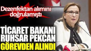 Ticaret Bakan Ruhsar Pekcan görevden alındı