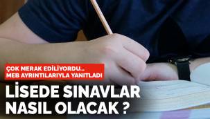 MEB'den yeni açıklama: Liselerde sınavlarla ilgili uygulamalar nasıl olacak?