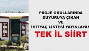Siirt MEM'den proje okullarında müdür,mdyr. ve öğretmen duyurusu şeffaflığı