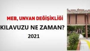 MEB Unvan Değişikliği Sınavı Tercih Kılavuzu Hakkında