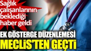 Doktorların ek göstergesini artıran düzenleme Meclis'ten geçti
