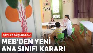 MEB'den yeni ana sınıfı kararı