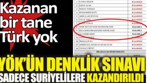 YÖK'ün denklik sınavı sadece Suriyelilere kazandırıldı!