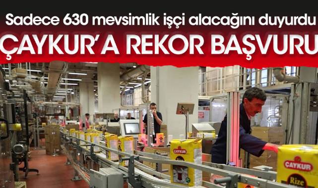ÇAYKUR'a rekor başvuru! Sadece 630 mevsimlik işçi alacağını duyurdu