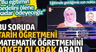 Eğitimde geldiğimiz son nokta