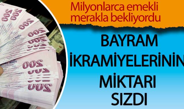 Emeklilerin Bayram ikramiyelerinin tutarı sızdı. Büyük hayal kırıklığı