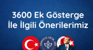 Hürriyetçi Eğitim-Sen 3600 Ek Gösterge Konusunda Hükumete önerileri