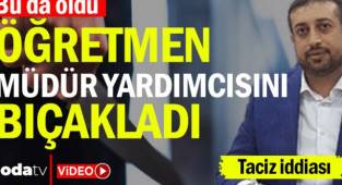 Öğretmen, kendisini uyaran müdür yardımcısını bıçakladı
