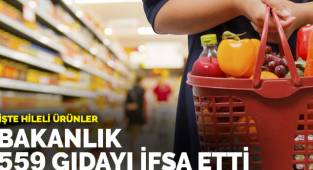 Tarım ve Orman Bakanlığı 559 hileli ürünü açıkladı
