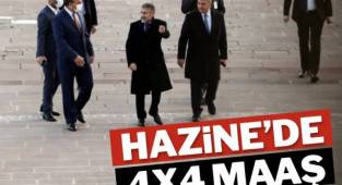 Hazine’de 4×4 çift maaş
