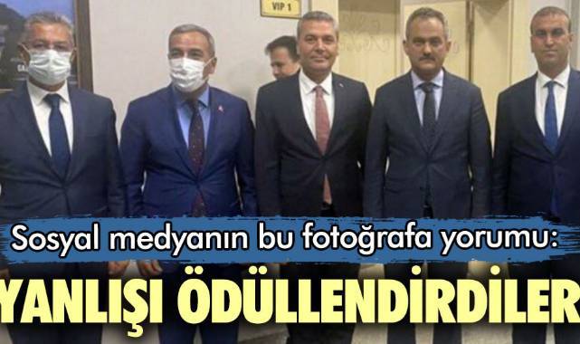 Sosyal medyanın bu fotoğrafa yorumu: Yanlışı ödüllendirdiler