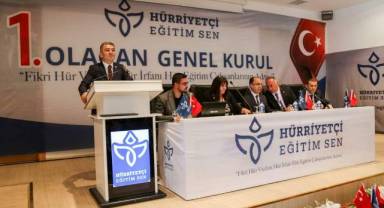Hürriyetçi eğitim- sen 1. Olağan genel kurul kongresini yaptı