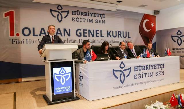 Hürriyetçi eğitim- sen 1. Olağan genel kurul kongresini yaptı