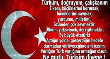 Öğrenci andı okullarımızda tekrar okutulmalıdır
