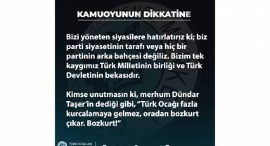 Türk Ocakları Genel Merkezi Basın Açıklaması
