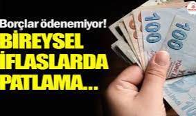 Borçlar ödenemiyor! Bireysel iflaslarda patlama...