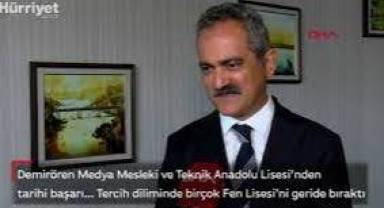 Tercih diliminde birçok Fen Lisesi'ni geride bıraktı