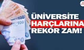 Üniversite harçlarına rekor zam!