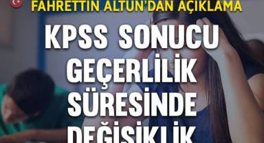 Fahrettin Altun’dan KPSS açıklaması