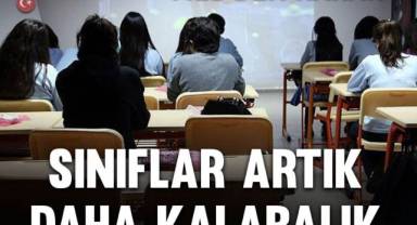 MEB’den karar: Sınıf mevcudu yüzde 25 artırıldı