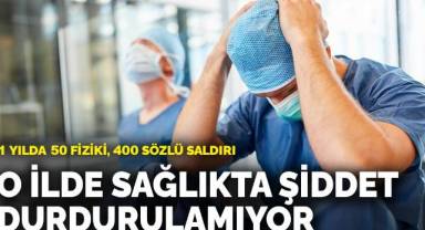 O ilde sağlıkta şiddet durdurulamıyor: 1 yılda 50 fiziki, 400 sözlü saldırı...