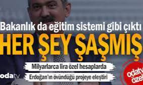 Milli Eğitim Bakanlığı da eğitim sistemi gibi çıktı... Her şey şaşmış