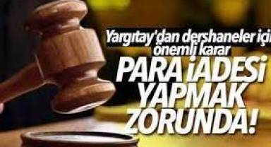 Veliler dikkat. Yargıtay'dan emsal dershane kararı