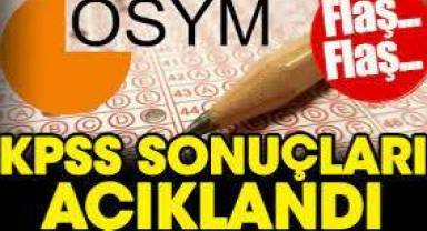 KPSS sonuçları açıklandı