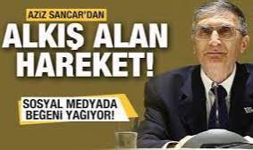 Nobel ödüllü Aziz Sancar'dan alkışlanacak hareket! Tişörtüyle verdiği poza beğeni yağdı