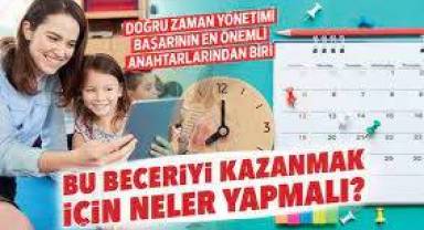 Öğrencinin zaman yönetimi