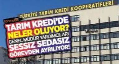 Tarım Kredide genel müdür yardımcıları teker teker istifa ediyor