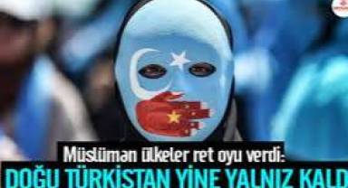 Yazıklar olsun! Müslüman ülkeler ret oyu verdi: Doğu Türkistan yine yalnız kaldı