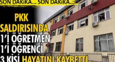 Gaziantep'teki PKK roketleriyle 1'i çocuk 1'i öğretmen 3 kişi şehit oldu