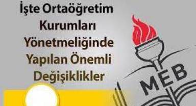MEB Disiplin Yönetmeliği'nde dikkat çeken değişiklikler