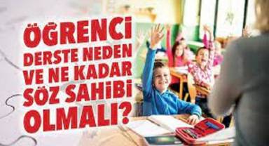 Öğrencilerin derste söz sahibi olmasının faydaları neler?