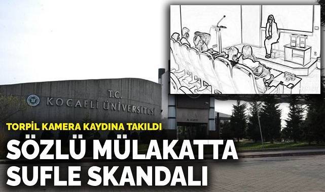 Sözlü mülakatta sufle skandalı: Torpil kamera kaydına takıldı