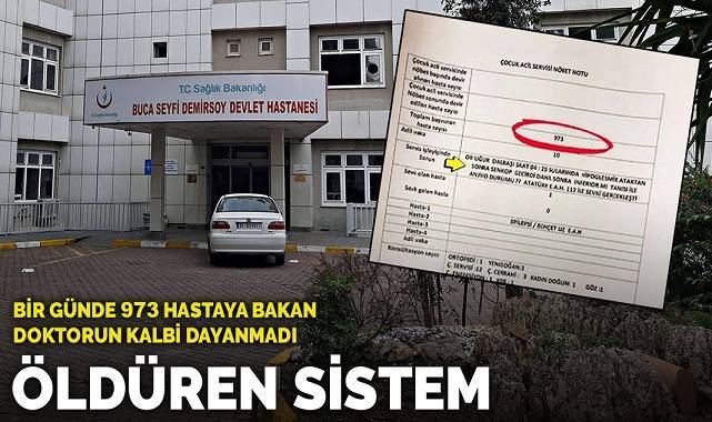Bir günde 973 hastaya bakan doktor yoğun tempoya dayanamayarak kalp krizi geçirdi