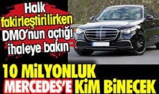 Devlet Malzeme Ofisi'nden 10 milyonluk lüks Mercedes ihalesi