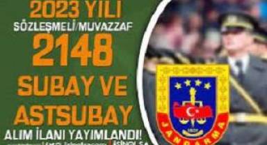 Jandarma ve Sahil Güvenlik 2148 subay-astsubay alımı yapacak