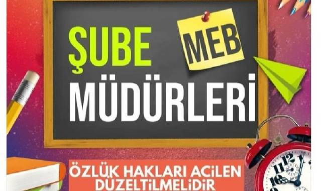 MEB Şube Müdürleri imza topluyor