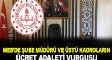 MEB Şube Müdürleri Ve Üstü Kadroda Görev Yapanların