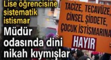Utanıyoruz. Okulda iğrenç 'pazarlık': Lise öğrencisine müdür odasında nikah kıymışlar!