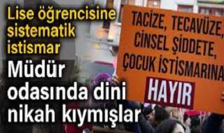 Utanıyoruz. Okulda iğrenç 'pazarlık': Lise öğrencisine müdür odasında nikah kıymışlar!