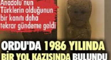 Ordu'da 1986 yılında bir yol kazısında bulundu