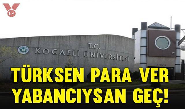 Türksen para ver, yabancıysan geç!