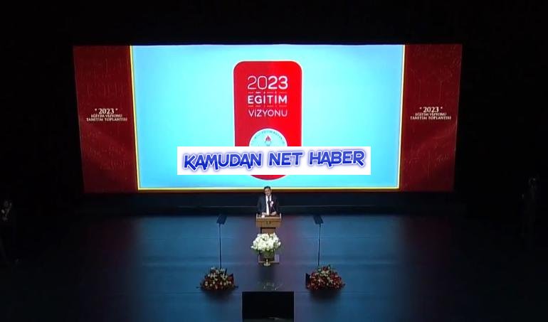 2023 Eğitim Vizyonu açıklandı