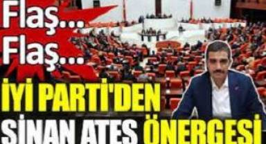 Sinan Ateş için soru önergesi